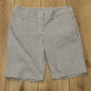 NWOT SZ 8 Cynthia Rowley Seersucker Shorts